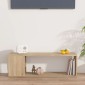 vidaXL Έπιπλο Τηλεόρασης Sonoma Δρυς 100 x 24 x 32 εκ. από Μοριοσανίδα