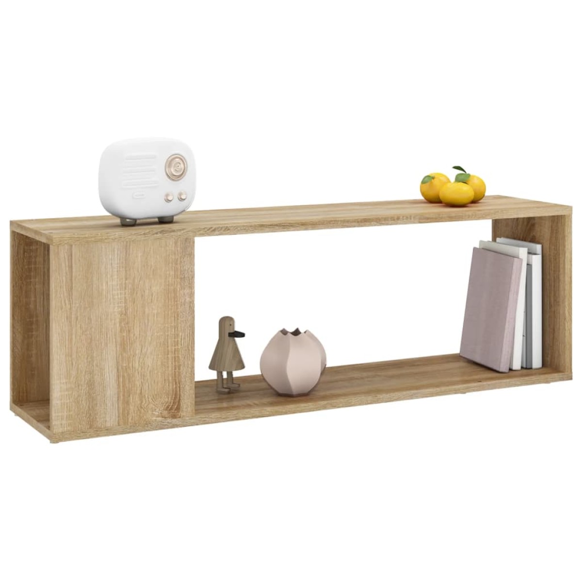 vidaXL Έπιπλο Τηλεόρασης Sonoma Δρυς 100 x 24 x 32 εκ. από Μοριοσανίδα