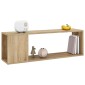 vidaXL Έπιπλο Τηλεόρασης Sonoma Δρυς 100 x 24 x 32 εκ. από Μοριοσανίδα
