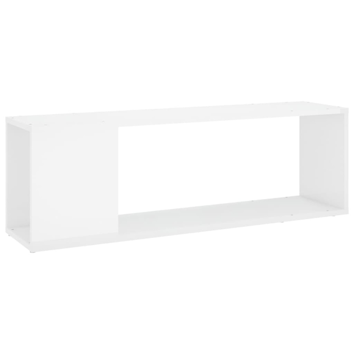 vidaXL Έπιπλο Τηλεόρασης Γυαλιστερό Λευκό 100 x 24 x 32 εκ Μοριοσανίδα