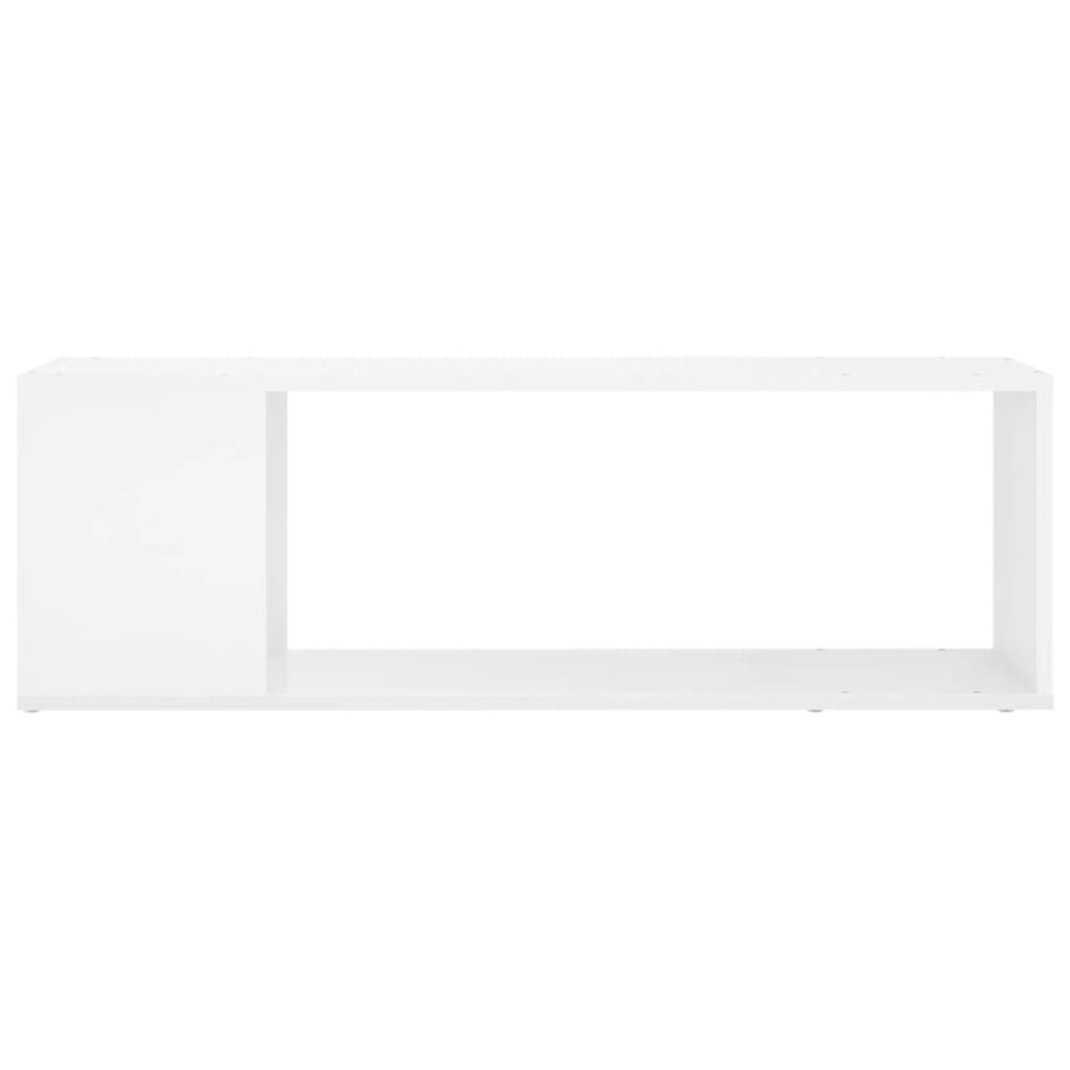 vidaXL Έπιπλο Τηλεόρασης Γυαλιστερό Λευκό 100 x 24 x 32 εκ Μοριοσανίδα