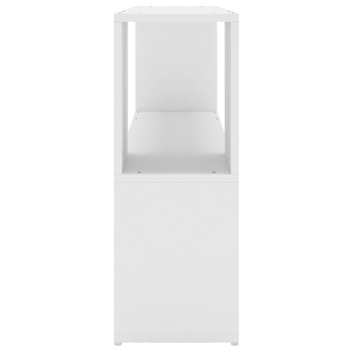 vidaXL Βιβλιοθήκη Λευκή 100 x 24 x 63 εκ. από Μοριοσανίδα