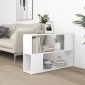 vidaXL Βιβλιοθήκη Λευκή 100 x 24 x 63 εκ. από Μοριοσανίδα
