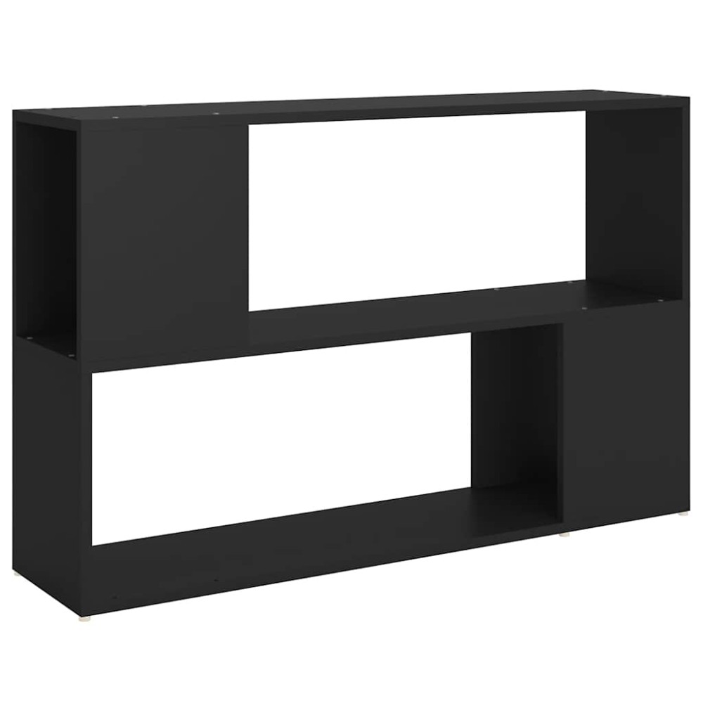 vidaXL Βιβλιοθήκη Μαύρη 100 x 24 x 63 εκ. από Επεξεργασμένο Ξύλο