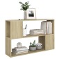 vidaXL Βιβλιοθήκη Sonoma Δρυς 100 x 24 x 63 εκ. από Μοριοσανίδα