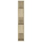 vidaXL Βιβλιοθήκη/Διαχωρ. Χώρου Sonoma Δρυς 100x24x155 εκ. Μοριοσανίδα