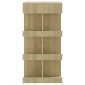 vidaXL Τραπέζι Μπαρ με Ράφια Sonoma Δρυς 100x50x101,5 εκ. Μοριοσανίδα