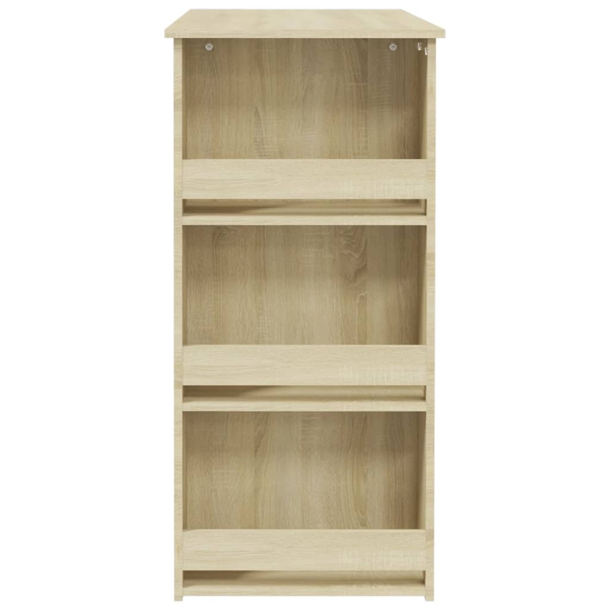 vidaXL Τραπέζι Μπαρ με Ράφια Sonoma Δρυς 102x50x103,5 εκ. Μοριοσανίδα