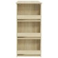 vidaXL Τραπέζι Μπαρ με Ράφια Sonoma Δρυς 102x50x103,5 εκ. Μοριοσανίδα
