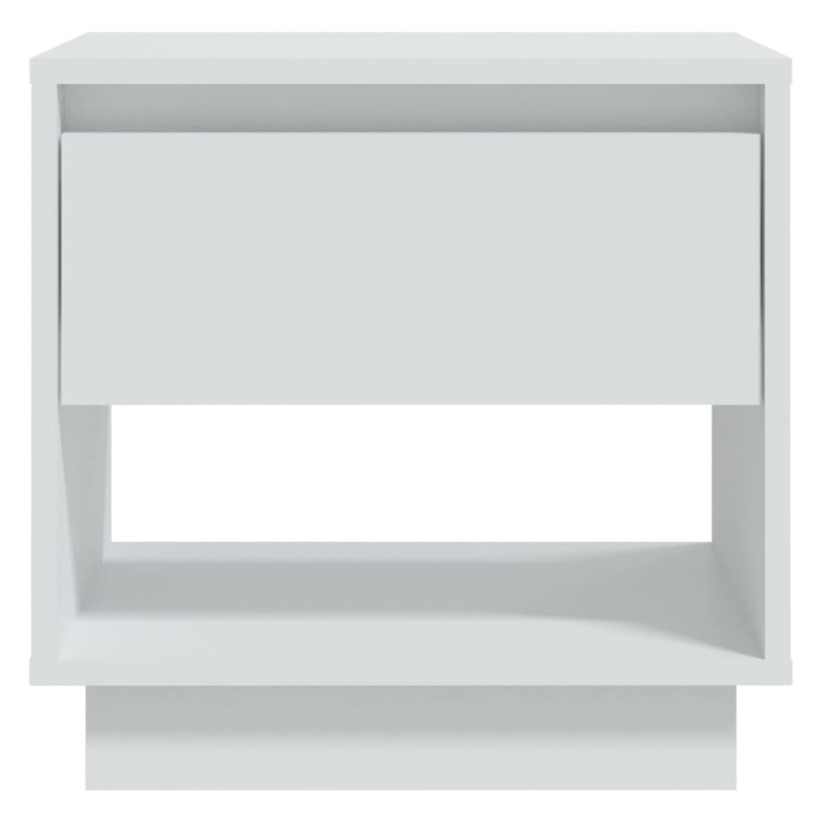 vidaXL Κομοδίνα 2 τεμ. Λευκά 45 x 34 x 44 εκ. από Μοριοσανίδα