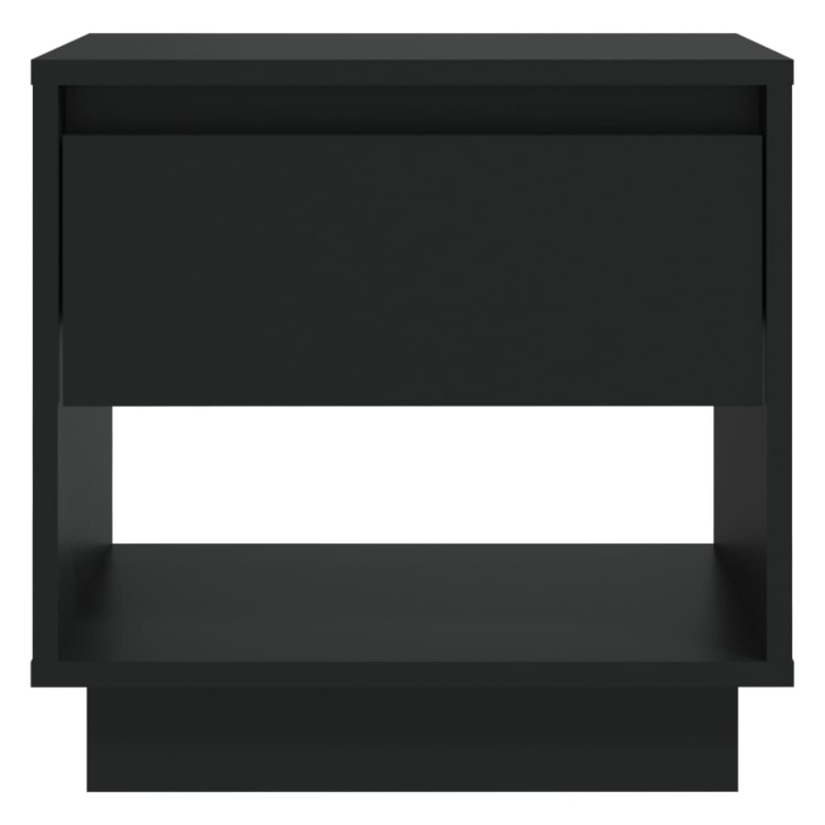 vidaXL Κομοδίνο Μαύρο 45 x 34 x 44 εκ. από Μοριοσανίδα