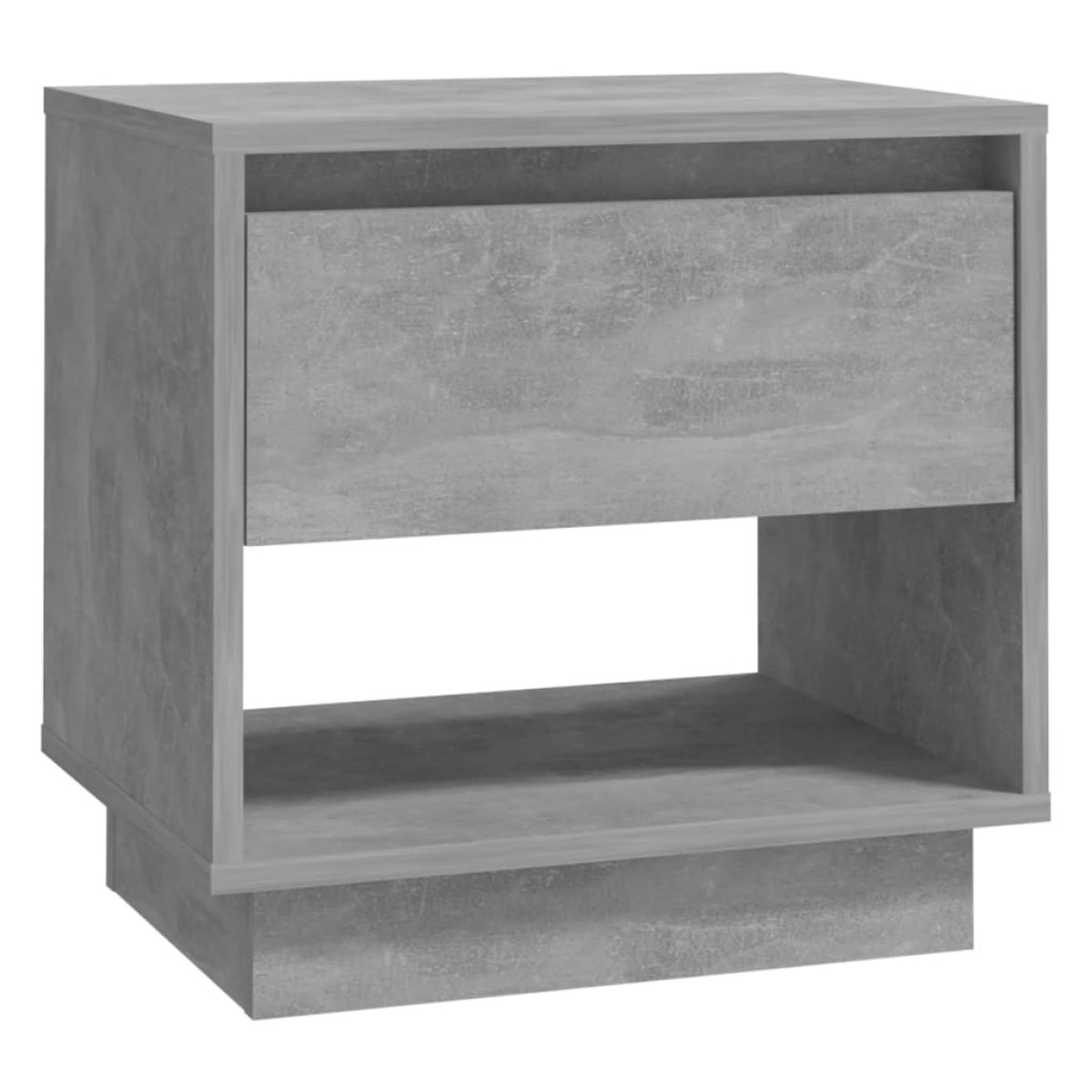 vidaXL Κομοδίνο Γκρι του Σκυροδέματος 45 x 34 x 44 εκ. από Μοριοσανίδα