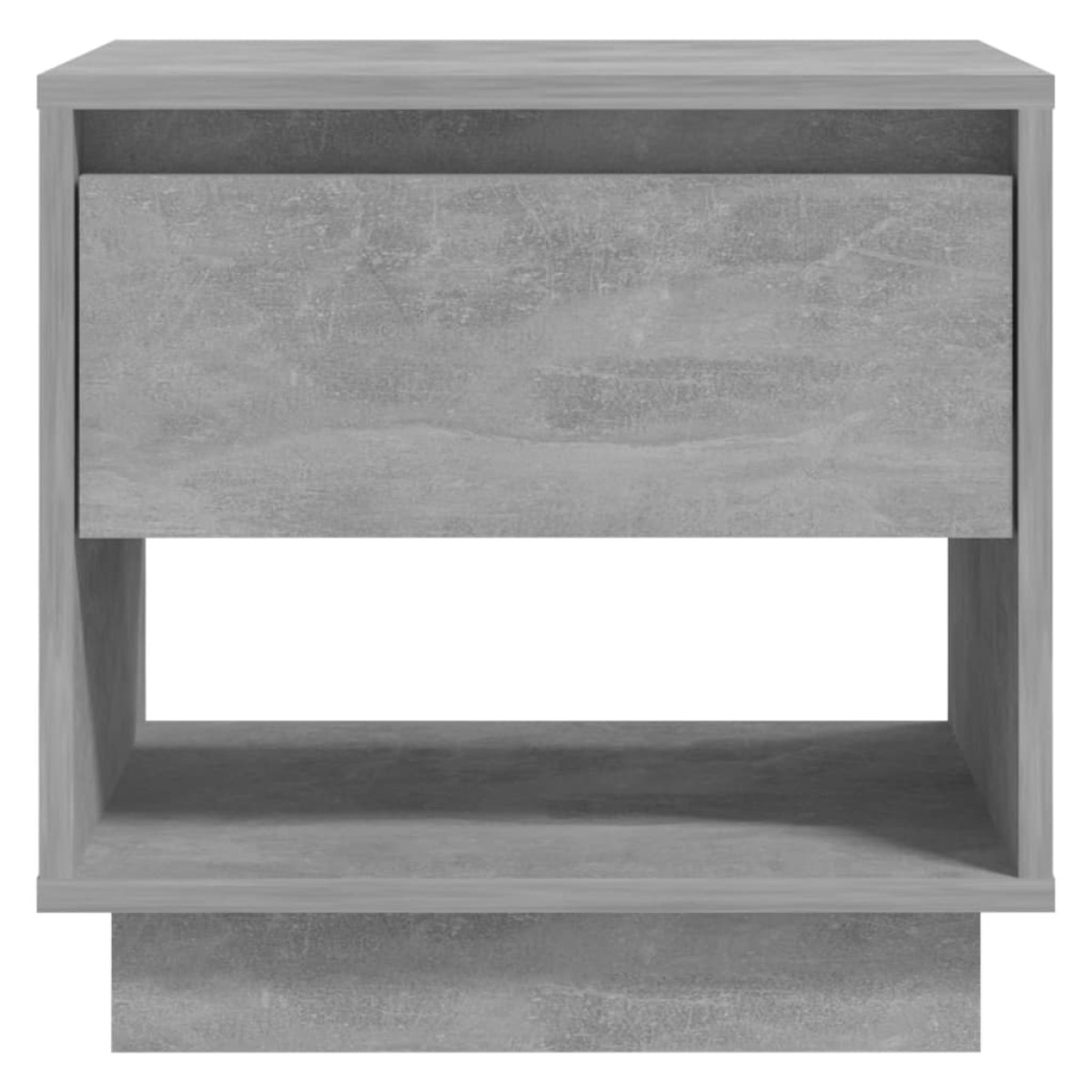 vidaXL Κομοδίνο Γκρι του Σκυροδέματος 45 x 34 x 44 εκ. από Μοριοσανίδα