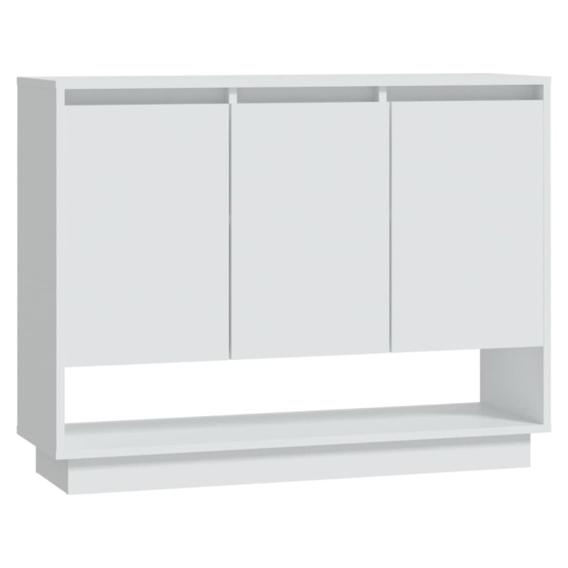 vidaXL Συρταριέρα Λευκή 97x31x75 εκ. από Επεξεργασμένο Ξύλο