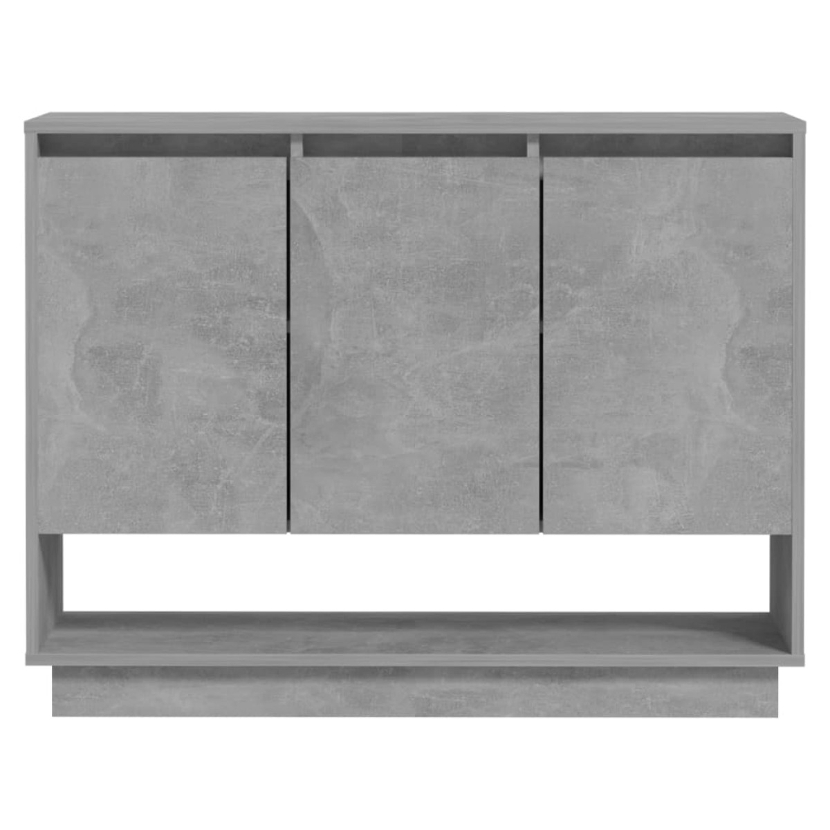 vidaXL Μπουφές Γκρι Σκυροδέματος 97 x 31 x 75 εκ. από Μοριοσανίδα