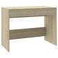 vidaXL Γραφείο Sonoma Δρυς 101 x 50 x 76,5 εκ. από Μοριοσανίδα