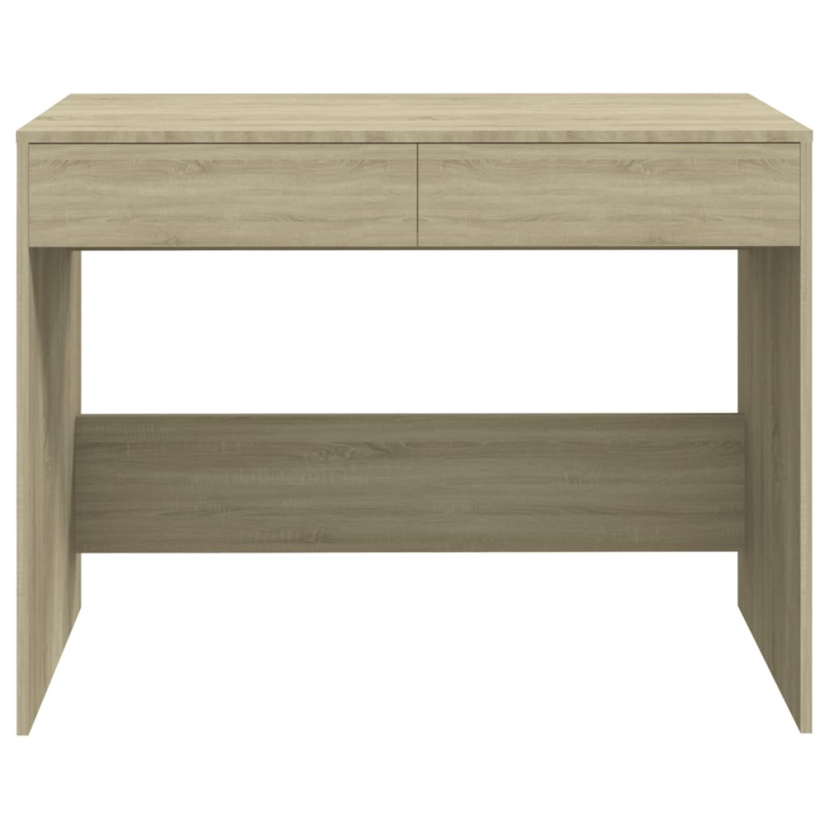 vidaXL Γραφείο Sonoma Δρυς 101 x 50 x 76,5 εκ. από Μοριοσανίδα