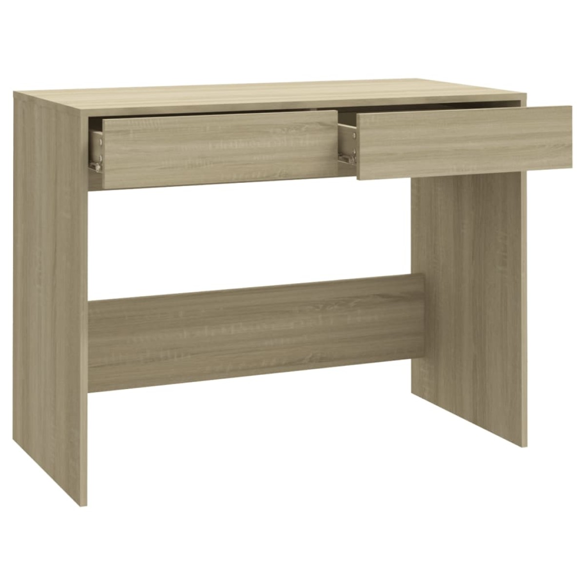 vidaXL Γραφείο Sonoma Δρυς 101 x 50 x 76,5 εκ. από Μοριοσανίδα