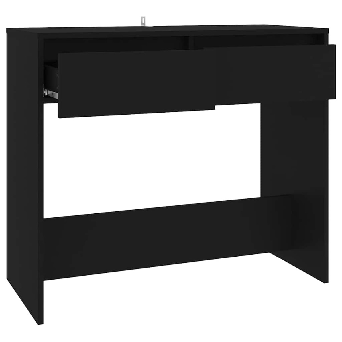 vidaXL Τραπεζάκι Κονσόλα Μαύρο 89 x 41 x 76,5 εκ. από Μοριοσανίδα