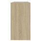 vidaXL Τραπεζάκι Κονσόλα Sonoma Δρυς 89 x 41 x 76,5 εκ. από Μοριοσανίδα