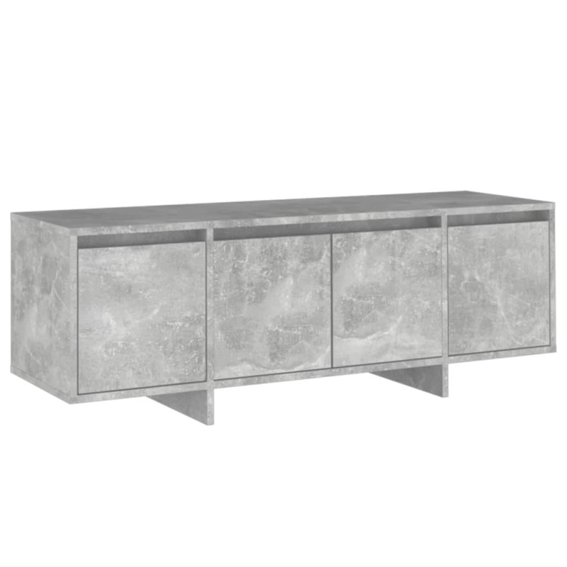 vidaXL Έπιπλο Τηλεόρασης Γκρι Σκυροδέματος 120x30x40,5 εκ. Επεξ. Ξύλο