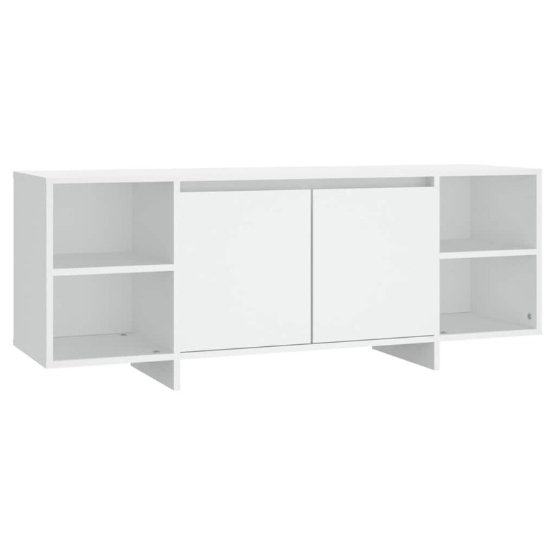 vidaXL Έπιπλο Τηλεόρασης Λευκό 130 x 35 x 50 εκ. από Μοριοσανίδα