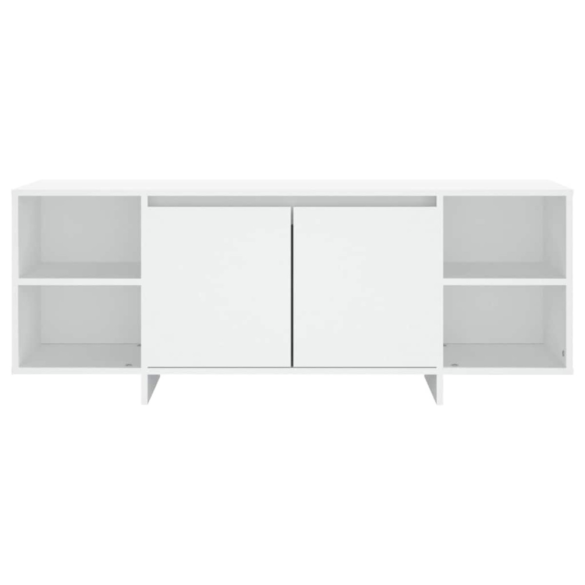 vidaXL Έπιπλο Τηλεόρασης Λευκό 130 x 35 x 50 εκ. από Μοριοσανίδα