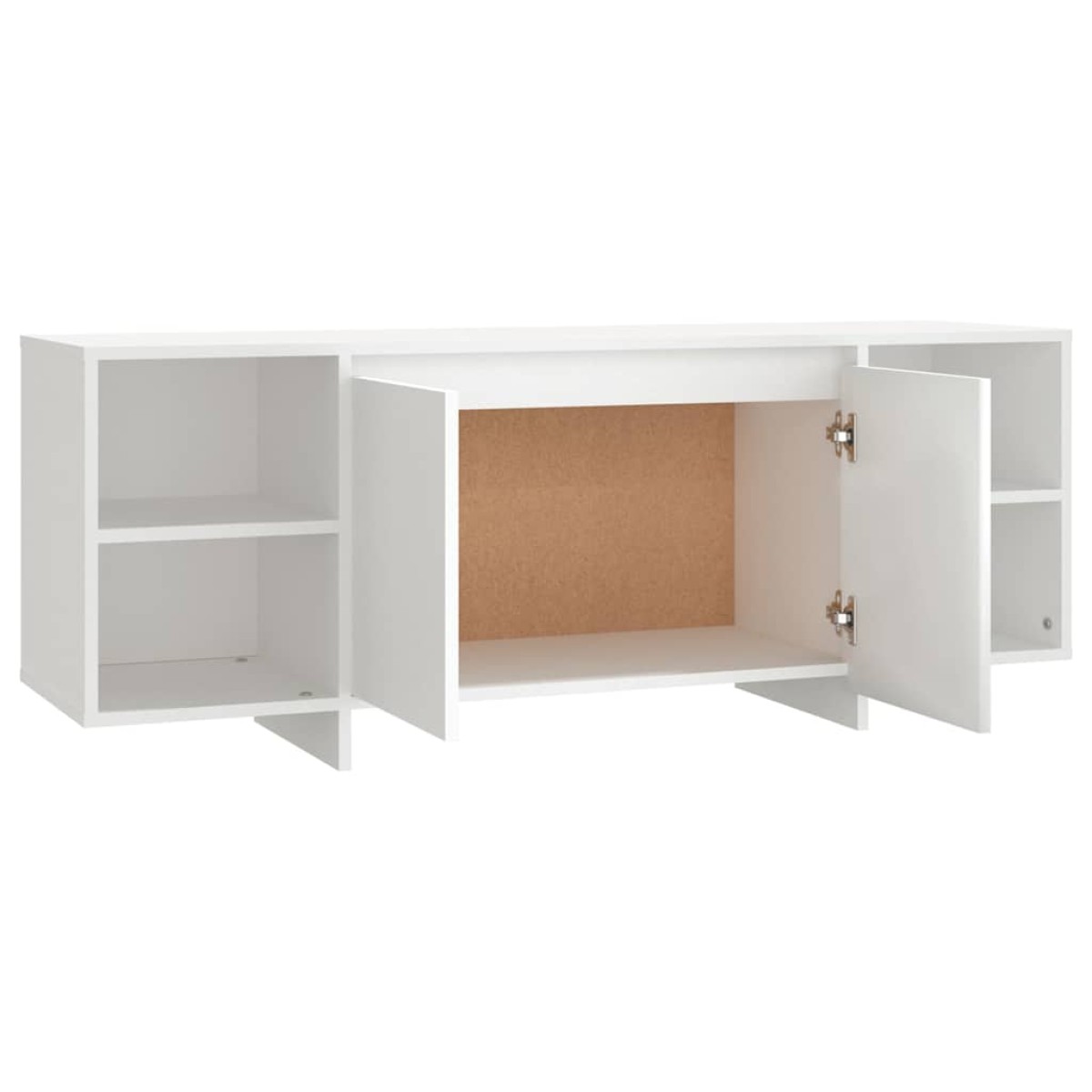 vidaXL Έπιπλο Τηλεόρασης Λευκό 130 x 35 x 50 εκ. από Μοριοσανίδα