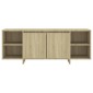 vidaXL Έπιπλο Τηλεόρασης Sonoma Δρυς 130 x 35 x 50 εκ. από Μοριοσανίδα