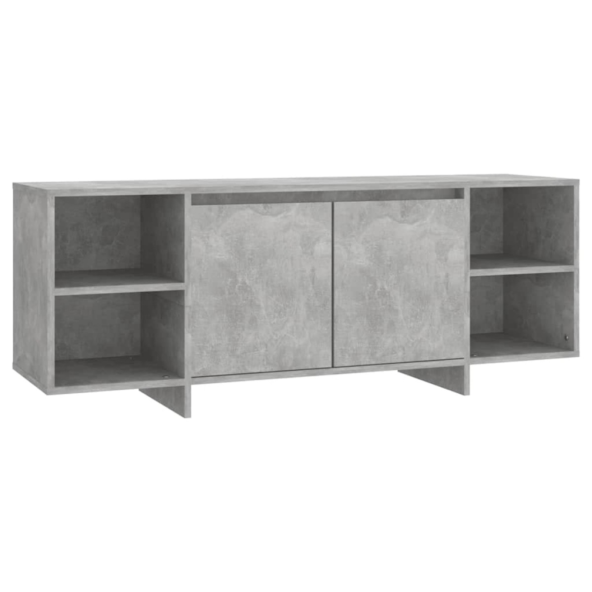 vidaXL Έπιπλο Τηλεόρασης Γκρι Σκυροδέματος 130 x 35 x 50 εκ. από Μοριοσανίδα