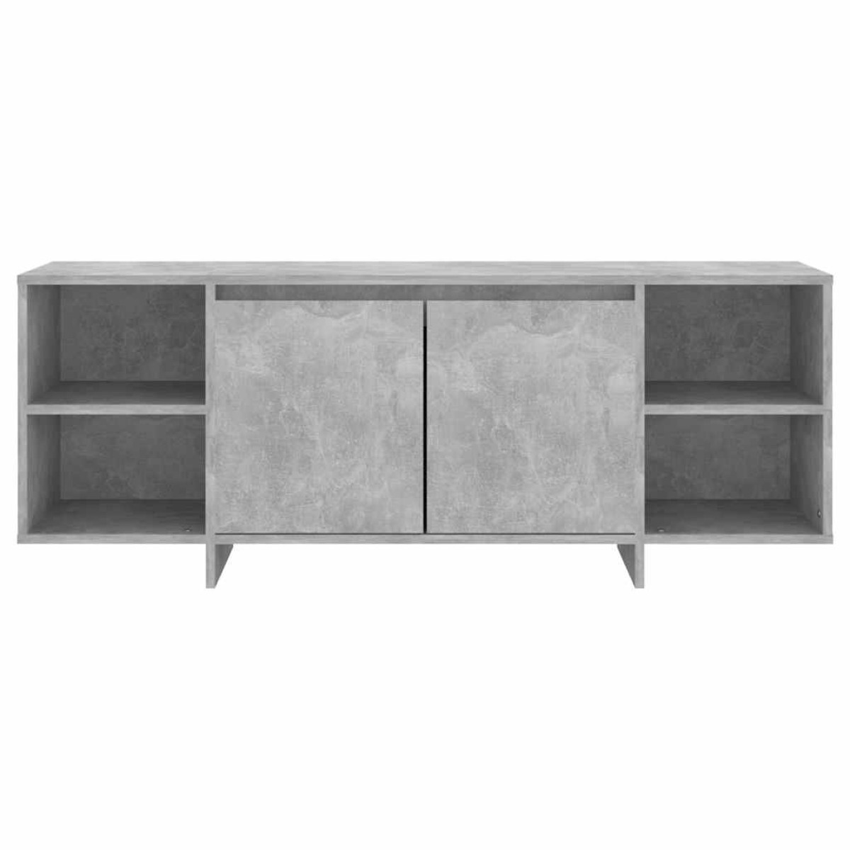 vidaXL Έπιπλο Τηλεόρασης Γκρι Σκυροδέματος 130 x 35 x 50 εκ. από Μοριοσανίδα