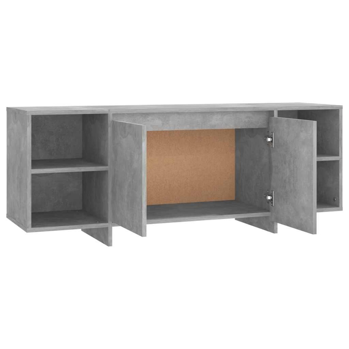 vidaXL Έπιπλο Τηλεόρασης Γκρι Σκυροδέματος 130 x 35 x 50 εκ. από Μοριοσανίδα