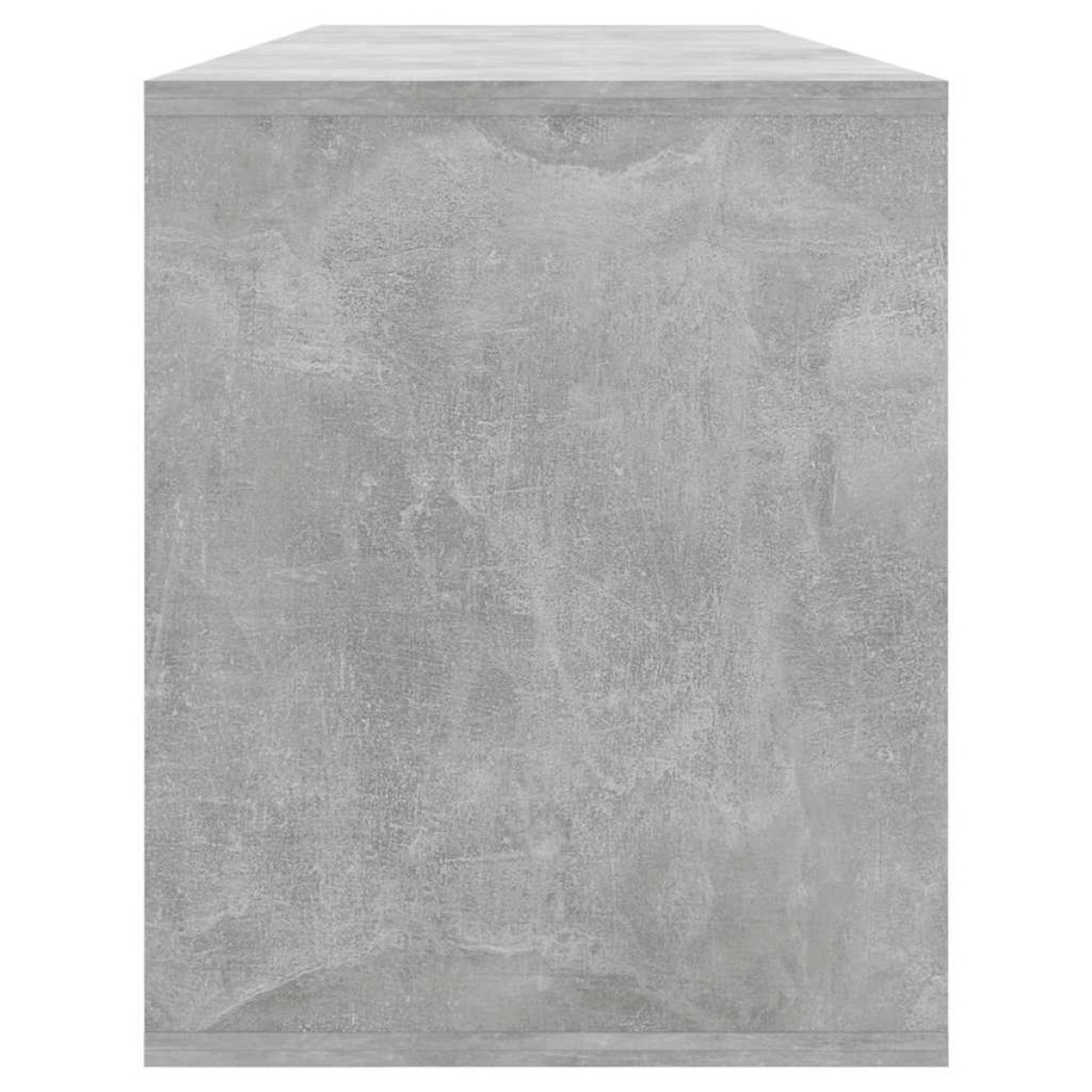 vidaXL Έπιπλο Τηλεόρασης Γκρι Σκυροδέματος 130 x 35 x 50 εκ. από Μοριοσανίδα