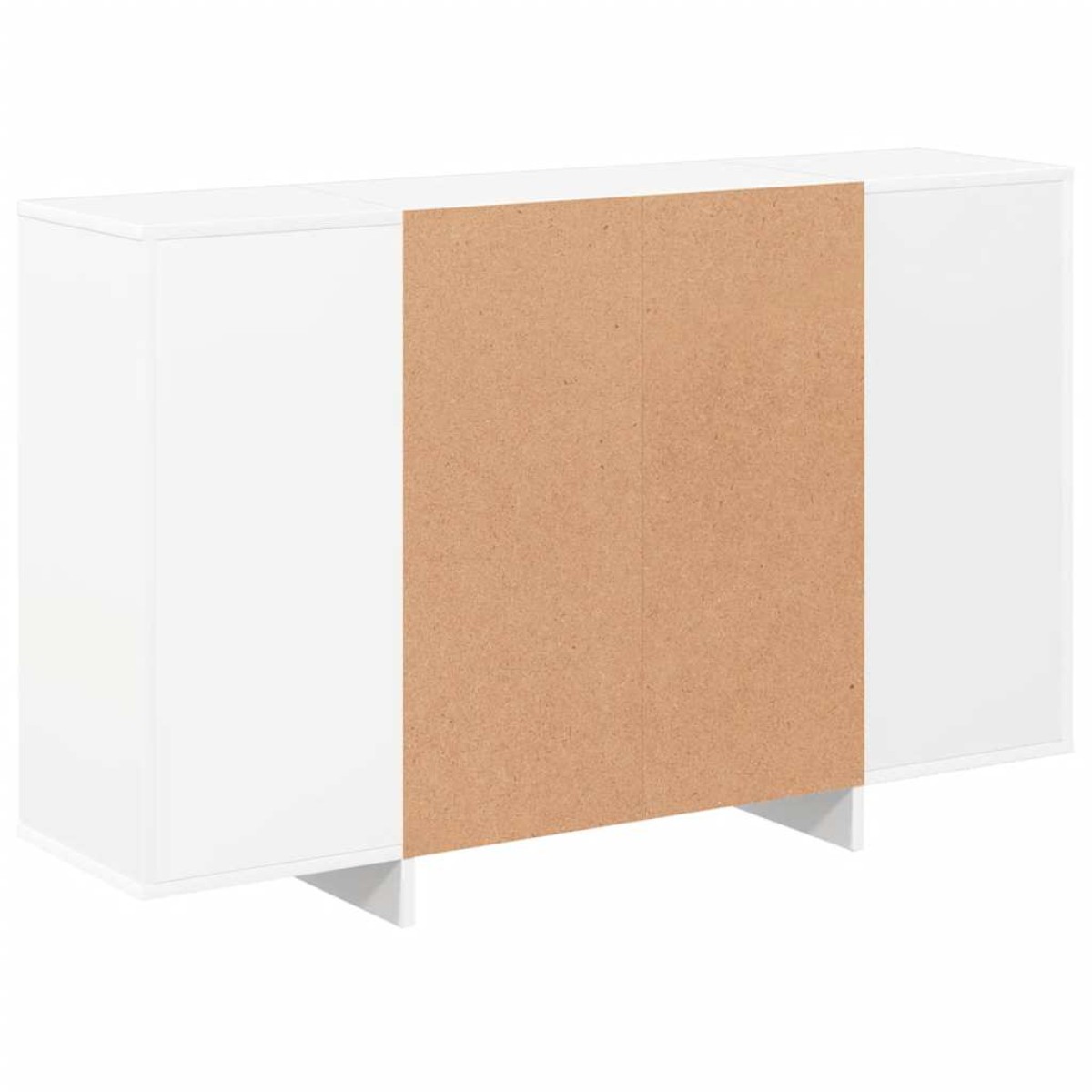 vidaXL Μπουφές Λευκός 120 x 30 x 75 εκ. από Μοριοσανίδα