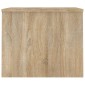 vidaXL Τραπεζάκι Σαλονιού Sonoma Δρυς 80x50,5x41,5 εκ. Επεξεργ. Ξύλο