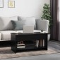 vidaXL Τραπεζάκι Σαλονιού Μαύρο 102 x 50 x 52,5 εκ. Επεξεργασμένο Ξύλο