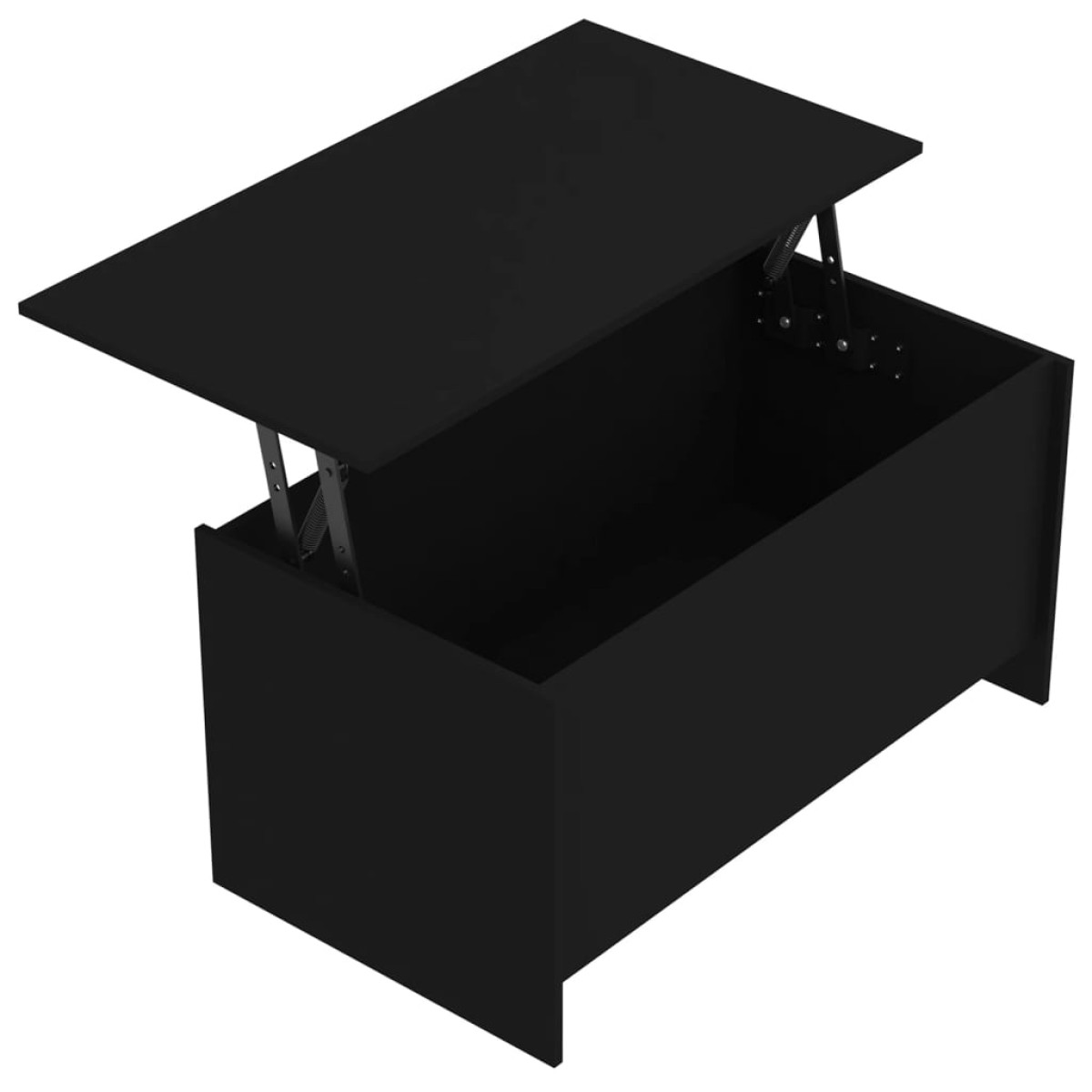 vidaXL Τραπεζάκι Σαλονιού Μαύρο 102x55,5x52,5 εκ. Επεξεργασμένο Ξύλο