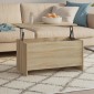 vidaXL Τραπεζάκι Σαλονιού Sonoma Δρυς 102x55,5x52,5 εκ. Επεξεργ. Ξύλο