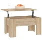 vidaXL Τραπεζάκι Σαλονιού Sonoma Δρυς 79x49x41 εκ. Επεξεργασμένο Ξύλο