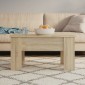 vidaXL Τραπεζάκι Σαλονιού Sonoma Δρυς 79x49x41 εκ. Επεξεργασμένο Ξύλο