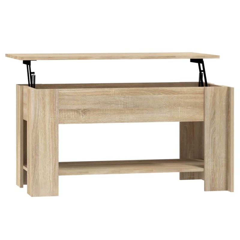 vidaXL Τραπεζάκι Σαλονιού Sonoma Δρυς 101x49x52 εκ. Επεξεργασμένο Ξύλο