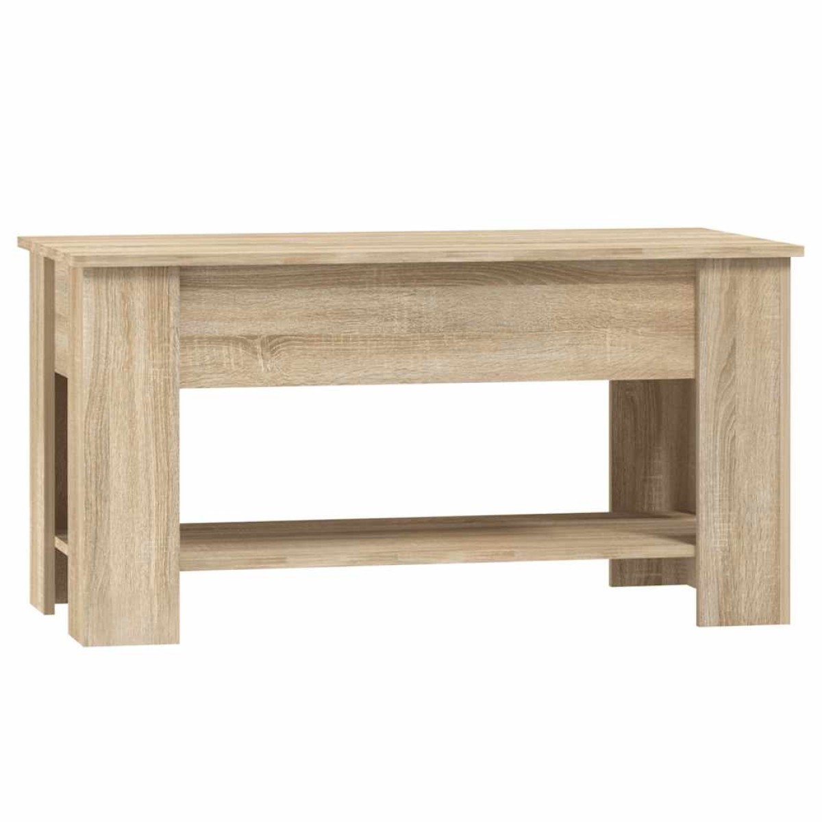 vidaXL Τραπεζάκι Σαλονιού Sonoma Δρυς 101x49x52 εκ. Επεξεργασμένο Ξύλο