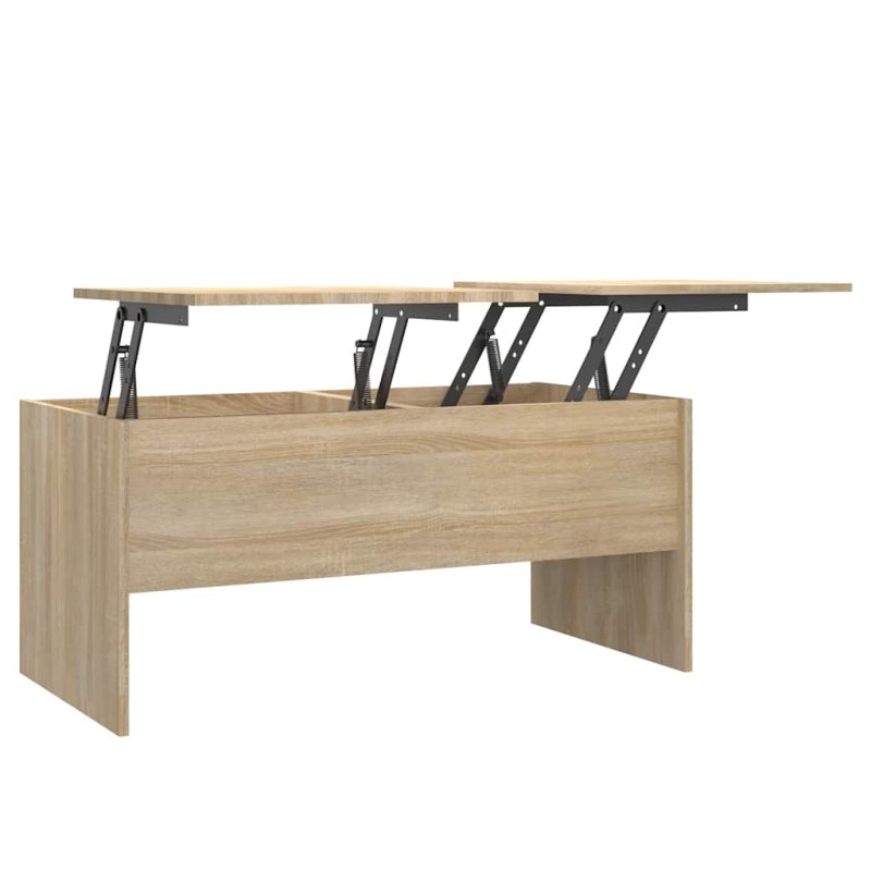 vidaXL Τραπεζάκι Σαλονιού Sonoma Δρυς 102x50,5x46,5 εκ. Επεξεργ. Ξύλο