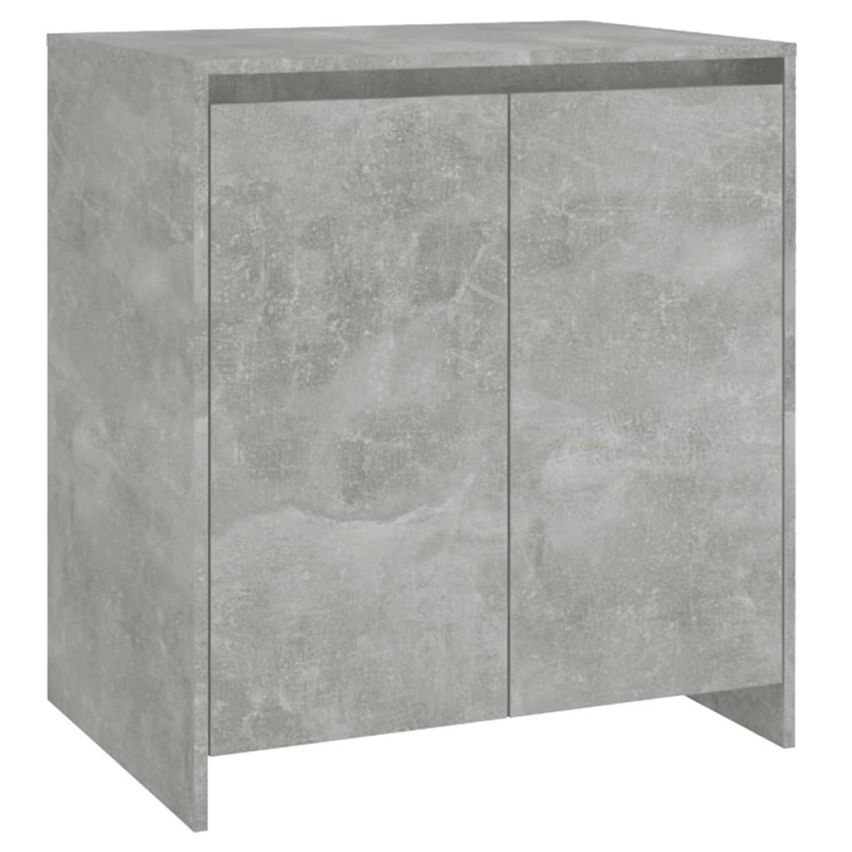 vidaXL Μπουφές Γκρι Σκυροδέματος 70x41x75 εκ. Επεξεργασμένο Ξύλο