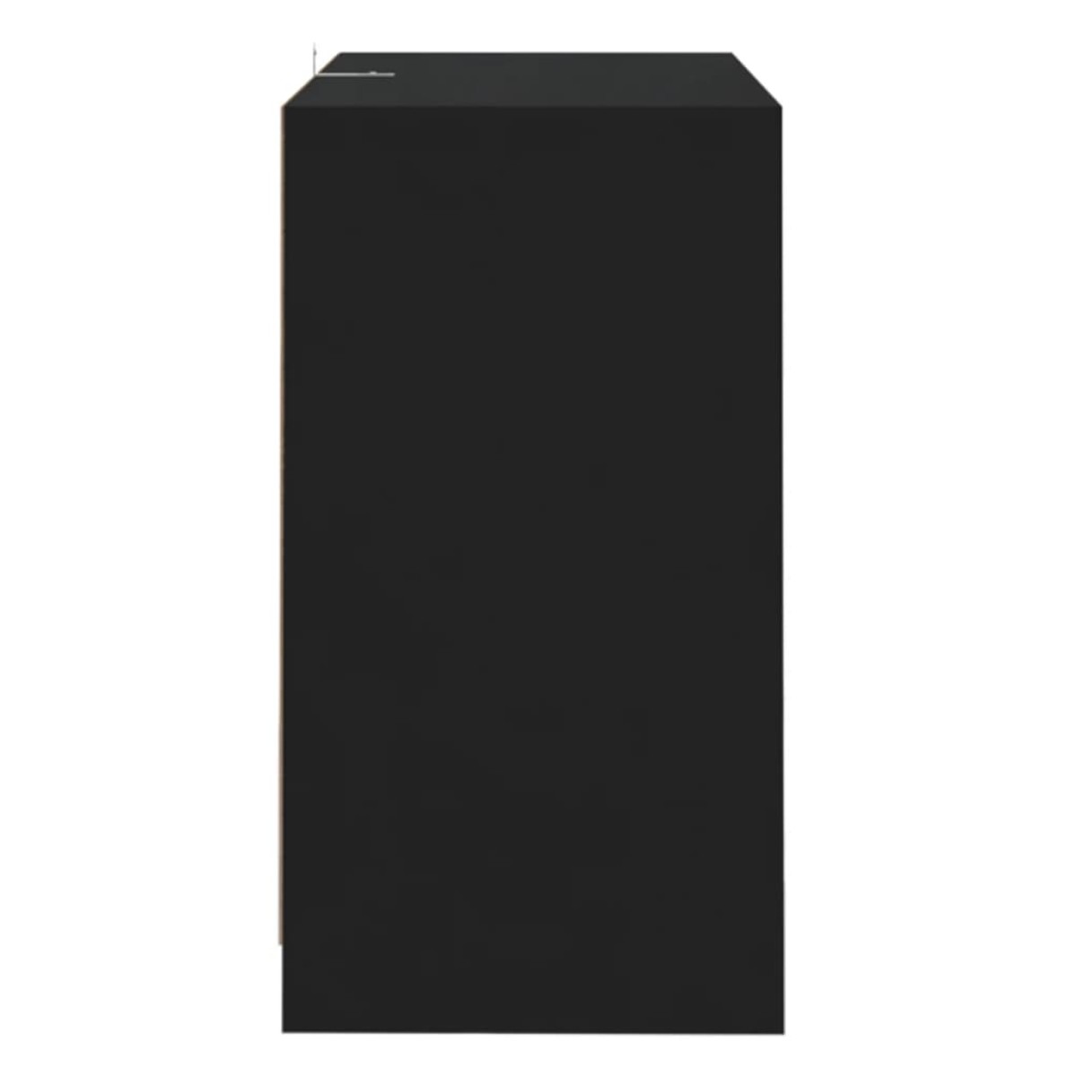 vidaXL Μπουφές Μαύρος 70 x 41 x 75 εκ. από Μοριοσανίδα