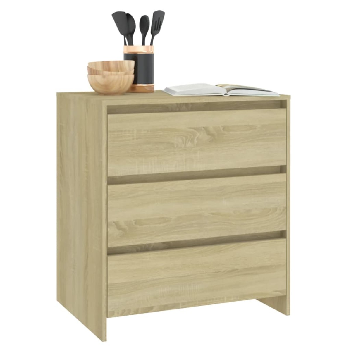 vidaXL Μπουφές Sonoma Δρυς 70 x 41 x 75 εκ. από Μοριοσανίδα
