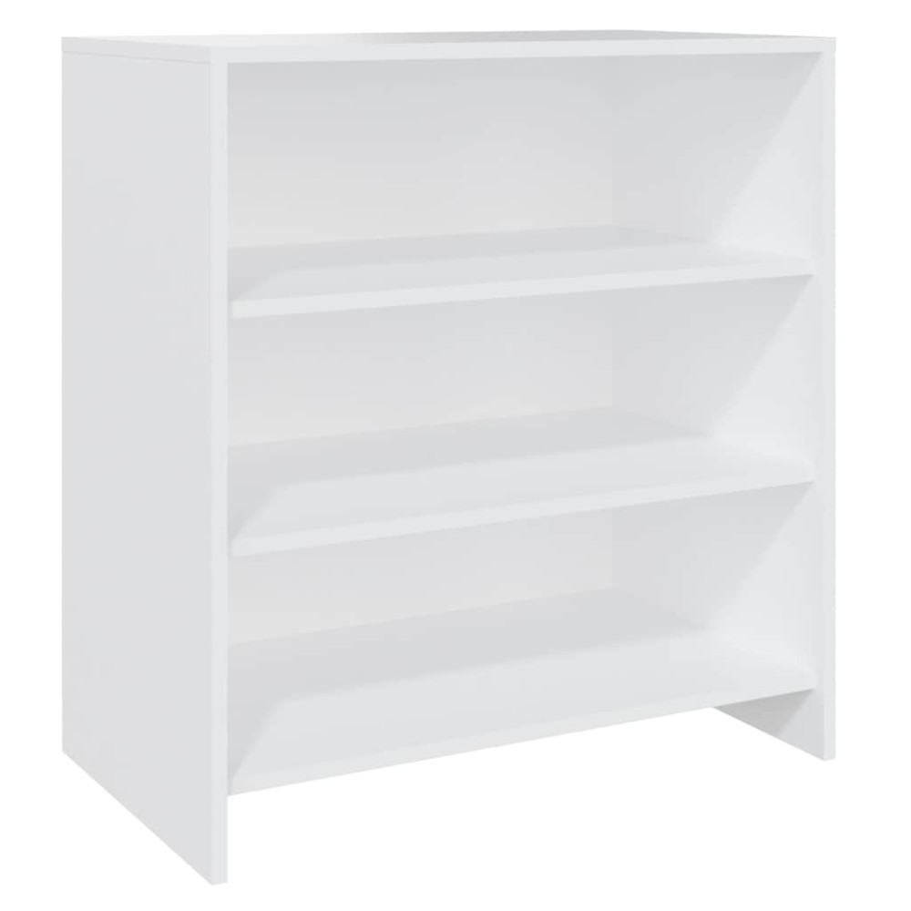 vidaXL Μπουφές Λευκός 70 x 40,5 x 75 εκ. από Μοριοσανίδα