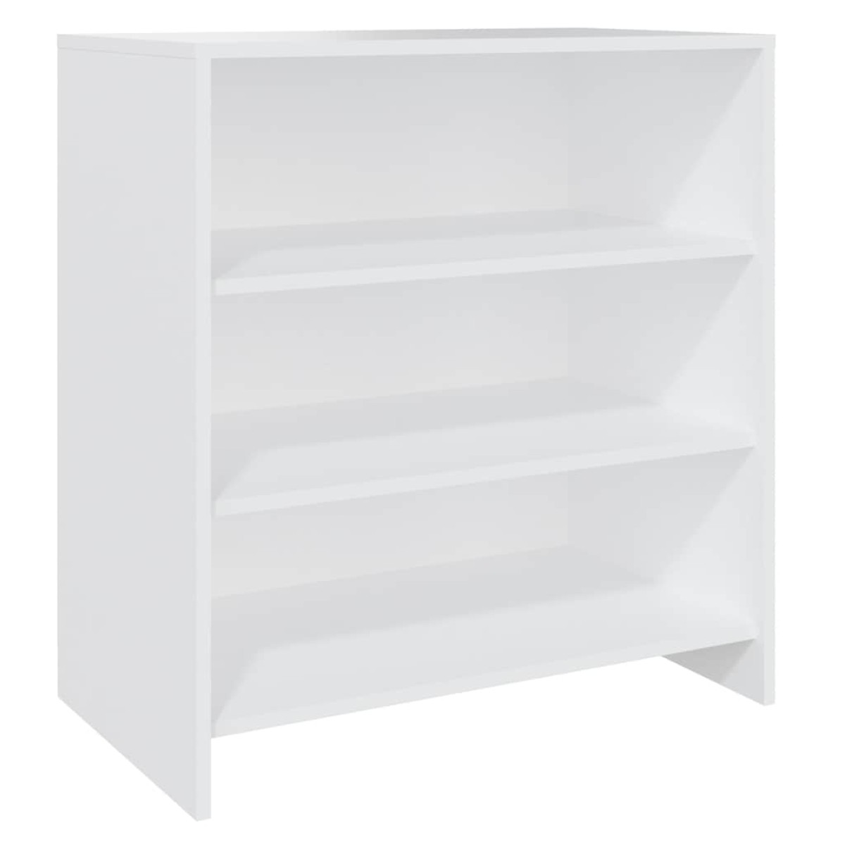 vidaXL Μπουφές Λευκός 70 x 40,5 x 75 εκ. από Μοριοσανίδα