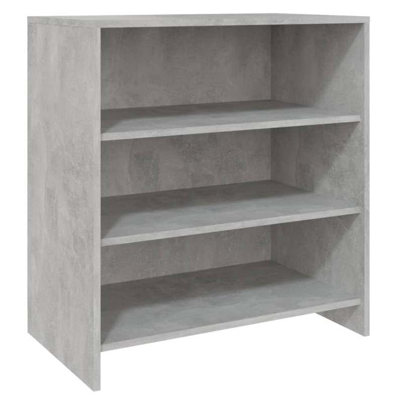 vidaXL Ντουλάπι Γκρι Σκυροδέματος 70x40,5x75 εκ. Επεξεργασμένο Ξύλο