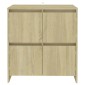 vidaXL Μπουφές Sonoma Δρυς 70 x 41 x 75 εκ. από Μοριοσανίδα
